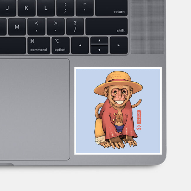 Monkey Pirate King-None-Glossy-Sticker-vp021