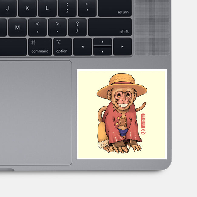 Monkey Pirate King-None-Glossy-Sticker-vp021