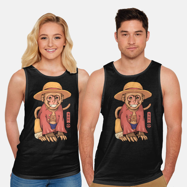Monkey Pirate King-Unisex-Basic-Tank-vp021