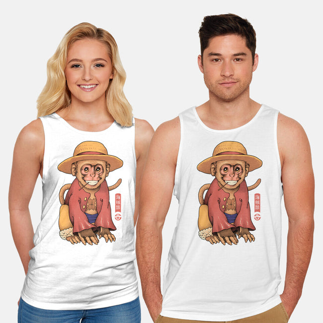 Monkey Pirate King-Unisex-Basic-Tank-vp021