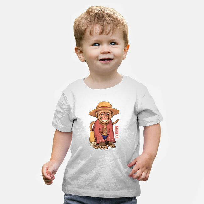 Monkey Pirate King-Baby-Basic-Tee-vp021
