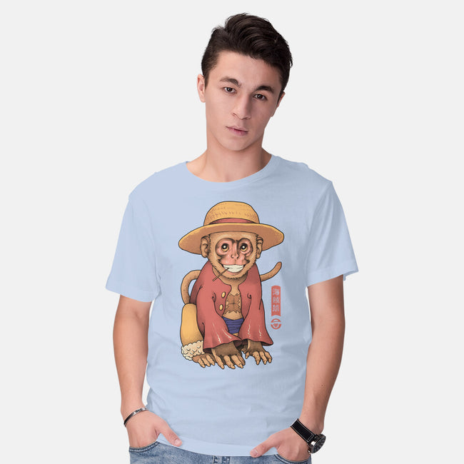 Monkey Pirate King-Mens-Basic-Tee-vp021
