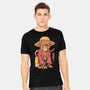 Monkey Pirate King-Mens-Heavyweight-Tee-vp021