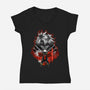 Underdog Rudo-Womens-V-Neck-Tee-hypertwenty