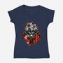 Underdog Rudo-Womens-V-Neck-Tee-hypertwenty