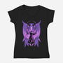 Vergil Dark Slayer-Womens-V-Neck-Tee-hypertwenty