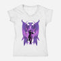 Vergil Dark Slayer-Womens-V-Neck-Tee-hypertwenty