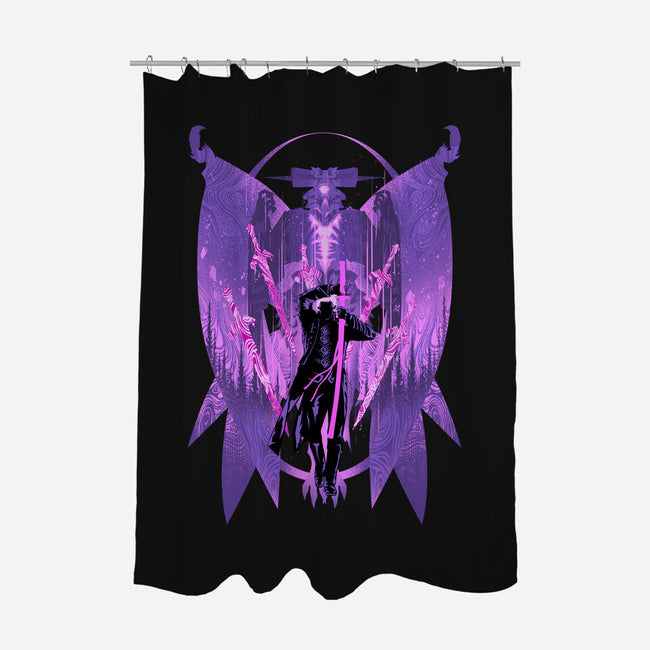 Vergil Dark Slayer-None-Polyester-Shower Curtain-hypertwenty