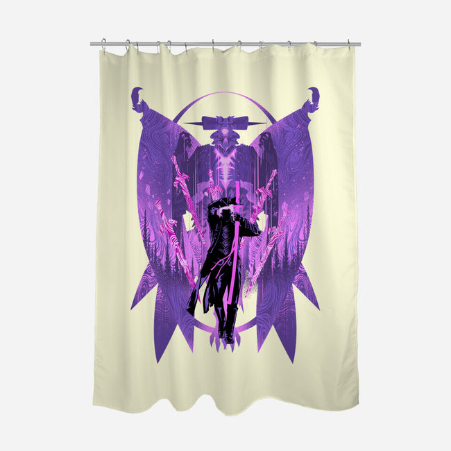 Vergil Dark Slayer-None-Polyester-Shower Curtain-hypertwenty