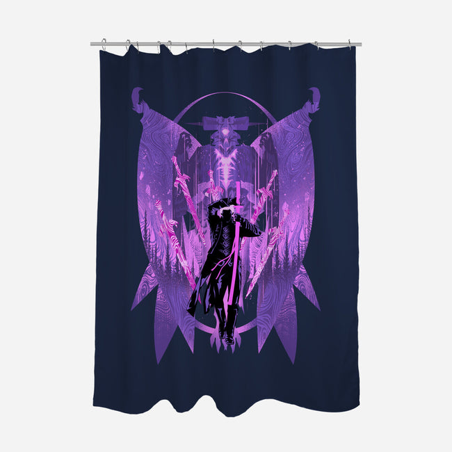 Vergil Dark Slayer-None-Polyester-Shower Curtain-hypertwenty
