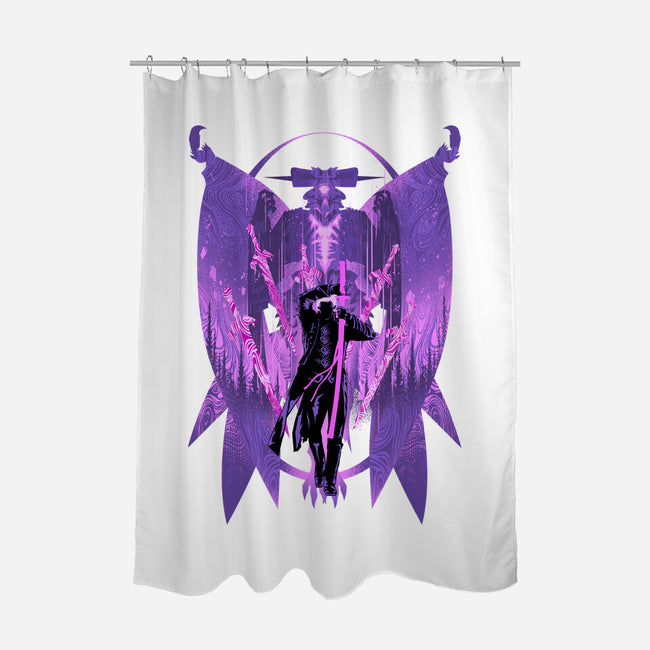 Vergil Dark Slayer-None-Polyester-Shower Curtain-hypertwenty