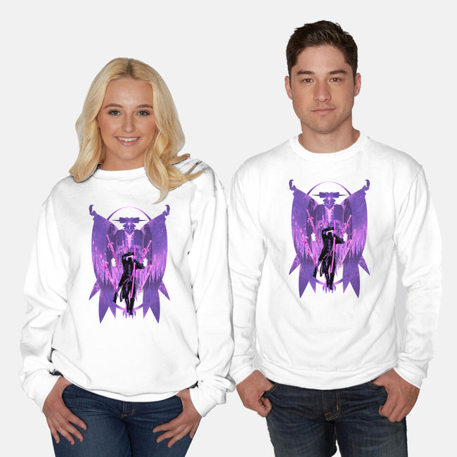 Vergil Dark Slayer-Unisex-Crew Neck-Sweatshirt-hypertwenty