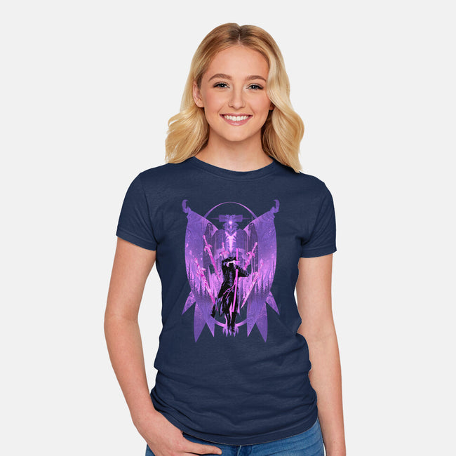 Vergil Dark Slayer-Womens-Fitted-Tee-hypertwenty