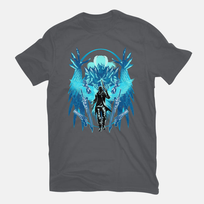 The Young Devil Hunter-Womens-Fitted-Tee-hypertwenty