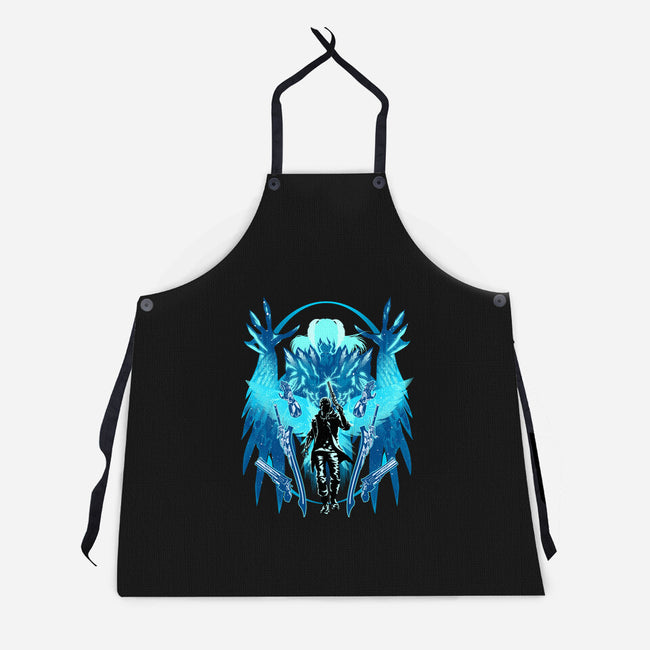 The Young Devil Hunter-Unisex-Kitchen-Apron-hypertwenty