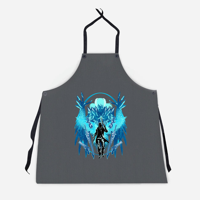 The Young Devil Hunter-Unisex-Kitchen-Apron-hypertwenty