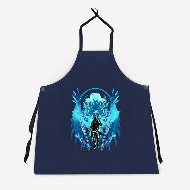 The Young Devil Hunter-Unisex-Kitchen-Apron-hypertwenty