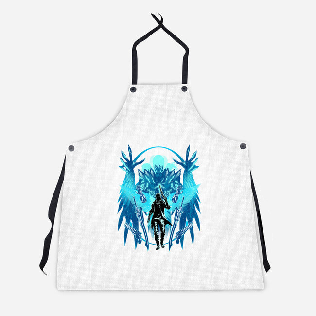 The Young Devil Hunter-Unisex-Kitchen-Apron-hypertwenty