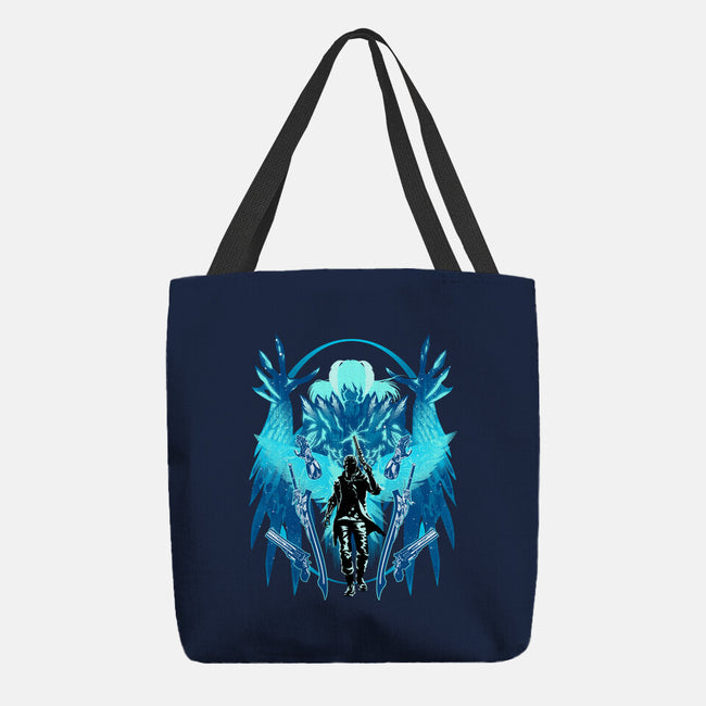 The Young Devil Hunter-None-Basic Tote-Bag-hypertwenty