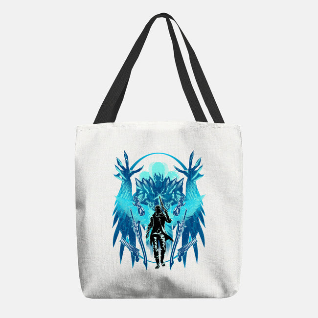 The Young Devil Hunter-None-Basic Tote-Bag-hypertwenty