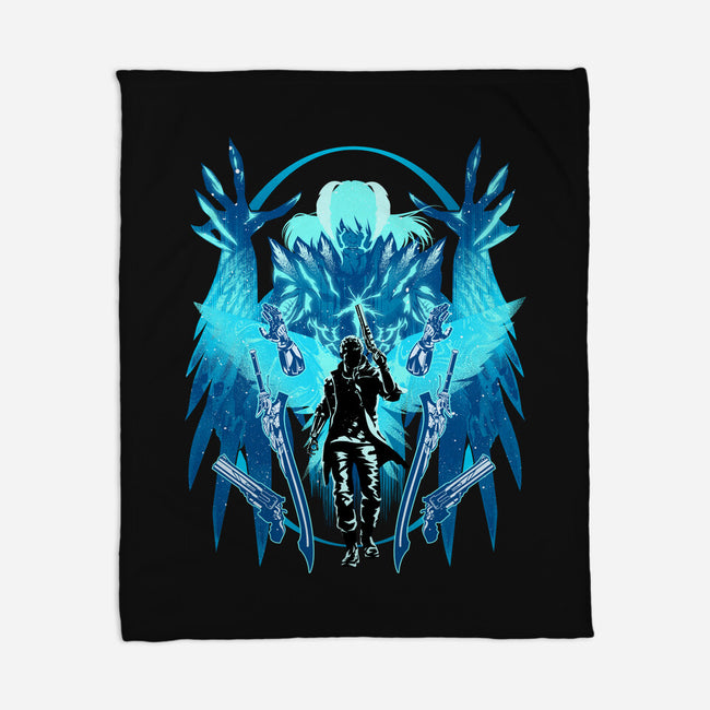The Young Devil Hunter-None-Fleece-Blanket-hypertwenty