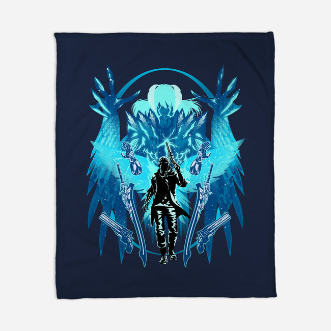 The Young Devil Hunter-None-Fleece-Blanket-hypertwenty