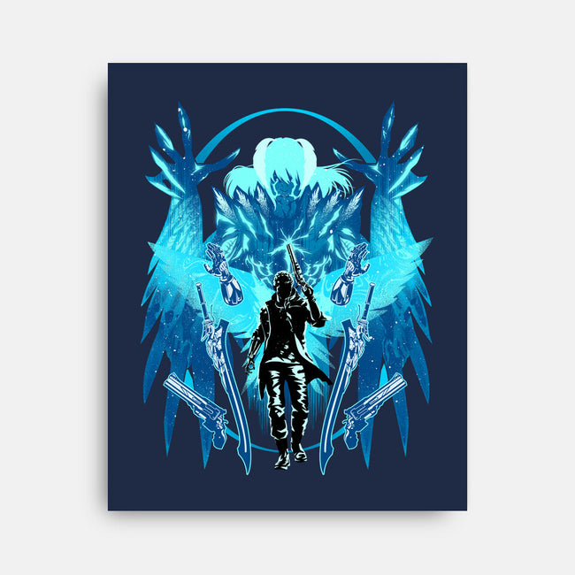 The Young Devil Hunter-None-Stretched-Canvas-hypertwenty