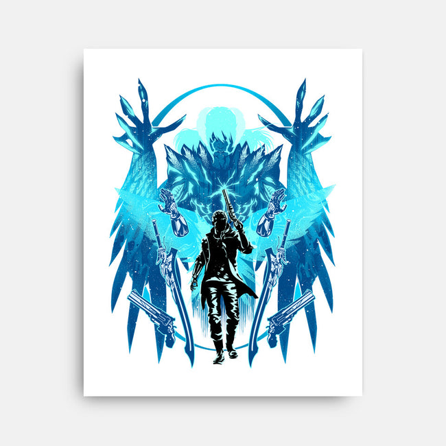 The Young Devil Hunter-None-Stretched-Canvas-hypertwenty