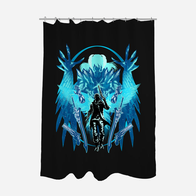 The Young Devil Hunter-None-Polyester-Shower Curtain-hypertwenty