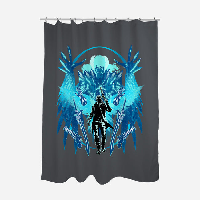 The Young Devil Hunter-None-Polyester-Shower Curtain-hypertwenty