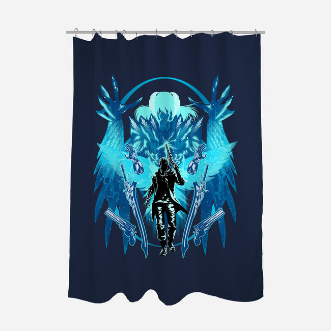 The Young Devil Hunter-None-Polyester-Shower Curtain-hypertwenty
