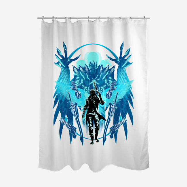 The Young Devil Hunter-None-Polyester-Shower Curtain-hypertwenty
