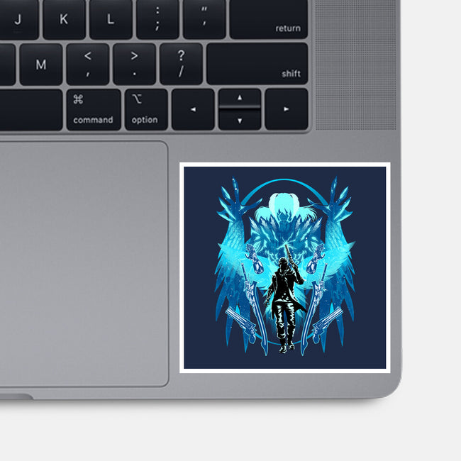 The Young Devil Hunter-None-Glossy-Sticker-hypertwenty