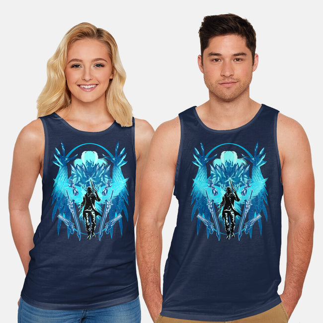 The Young Devil Hunter-Unisex-Basic-Tank-hypertwenty
