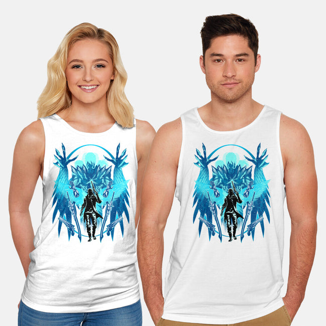 The Young Devil Hunter-Unisex-Basic-Tank-hypertwenty