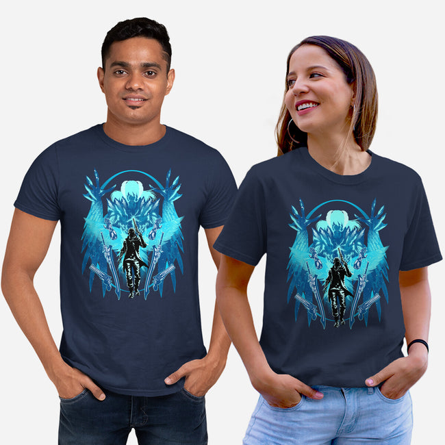 The Young Devil Hunter-Unisex-Basic-Tee-hypertwenty