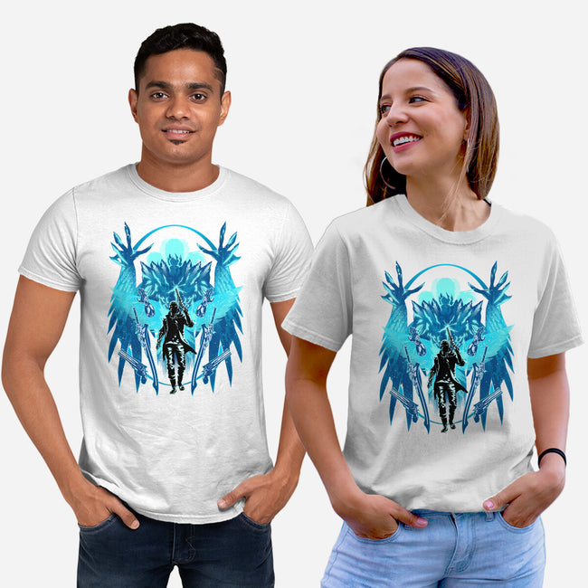 The Young Devil Hunter-Unisex-Basic-Tee-hypertwenty