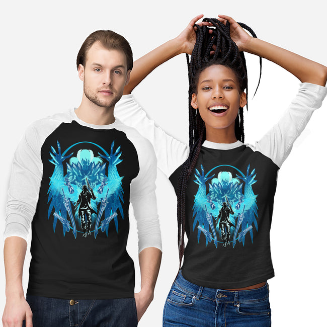 The Young Devil Hunter-Unisex-Baseball-Tee-hypertwenty