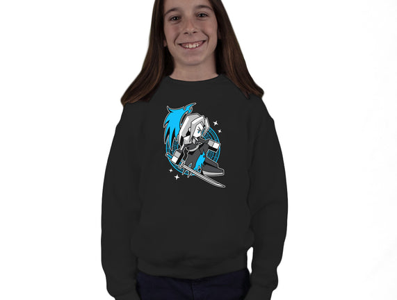 White Long Hair Boy
