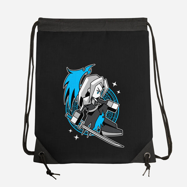 White Long Hair Boy-None-Drawstring-Bag-GoblinTengu