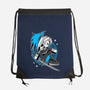 White Long Hair Boy-None-Drawstring-Bag-GoblinTengu