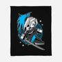 White Long Hair Boy-None-Fleece-Blanket-GoblinTengu