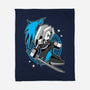 White Long Hair Boy-None-Fleece-Blanket-GoblinTengu