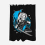 White Long Hair Boy-None-Polyester-Shower Curtain-GoblinTengu