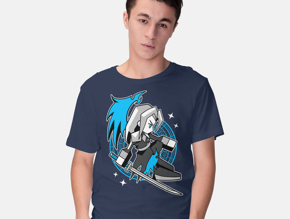 White Long Hair Boy