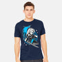 White Long Hair Boy-Mens-Heavyweight-Tee-GoblinTengu