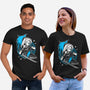 White Long Hair Boy-Unisex-Basic-Tee-GoblinTengu
