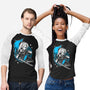 White Long Hair Boy-Unisex-Baseball-Tee-GoblinTengu