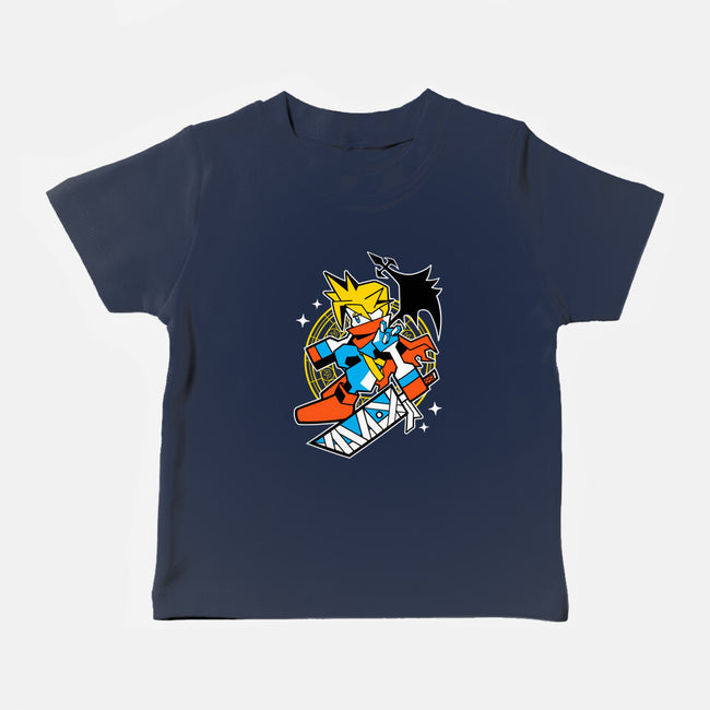 Yellow Warrior-Baby-Basic-Tee-GoblinTengu