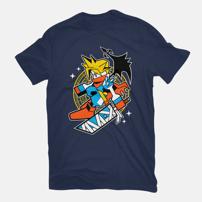 Yellow Warrior-Mens-Premium-Tee-GoblinTengu